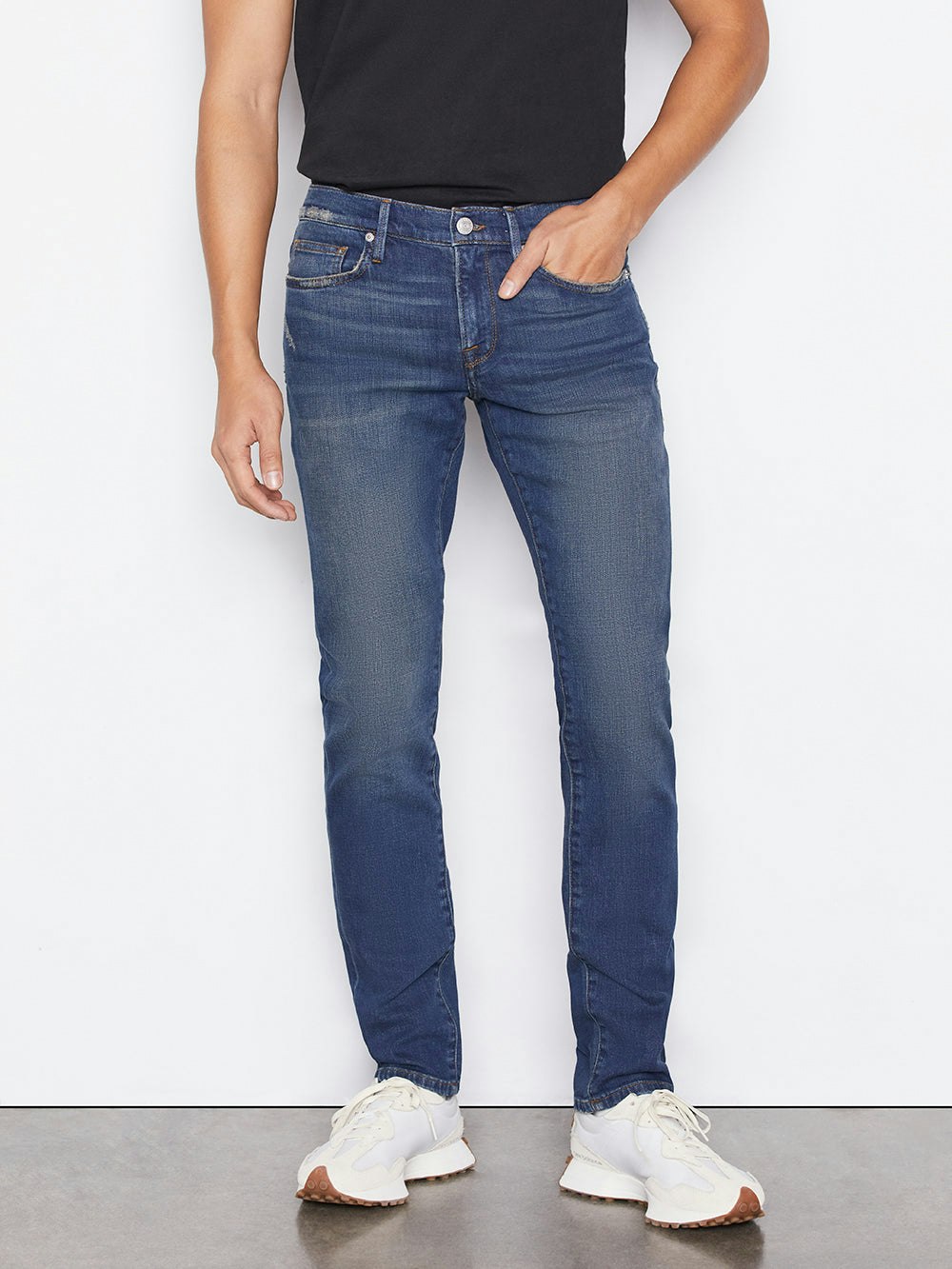 jeans front view